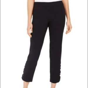 JM Collection Pull On Tummy Control Ankle Pants